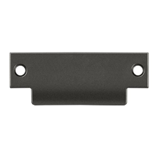 Dendesigns 4.87 x 1.25 in. T- Strike without Hole, Oil Rubbed Bronze - Solid DE1626153